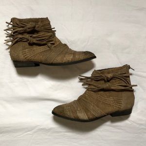 Free People Fringe booties